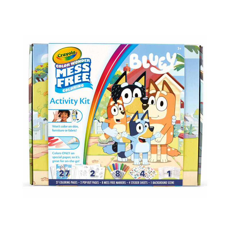 set de actividades bluey crayola sin manchas