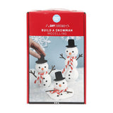 Set Decoración Muñeco de Nieve Navidad Foam Clay