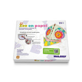 Zoo en Papel: Kit de Pintura y montaje de animales recortables