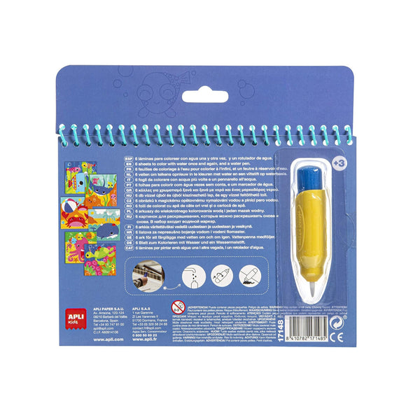 Set Colorear con Pincel Marino Apli Kids (1)