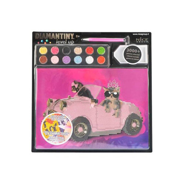 Diamantiny Level Up Pets Gatos Coche