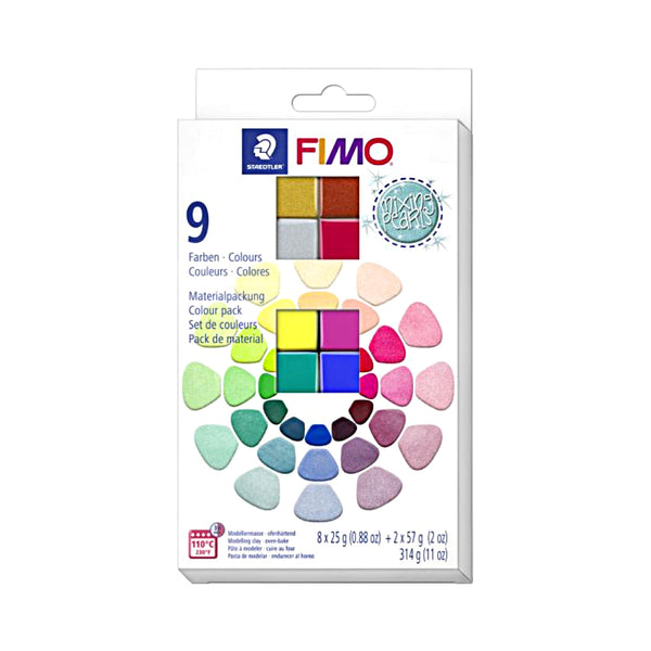 Set 10 Pastas de Modelar Mixing Pearls Effect Fimo