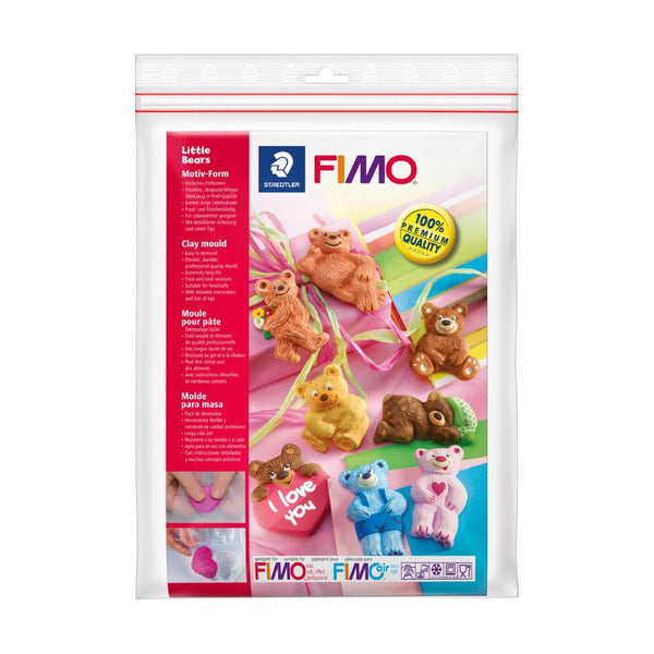 Molde Pasta Ositos Fimo