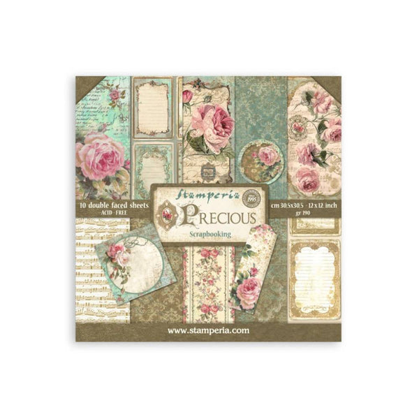 Set 10 Papeles Scrap 30,5x30,5 Precious