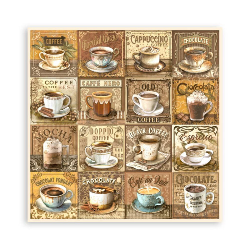 Set Scrap 22 Hojas Coffee & Chocolate (2)