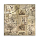 Set 22 Papeles Scrap Forest 30,5x30,5 Una Cara Stamperia (9)