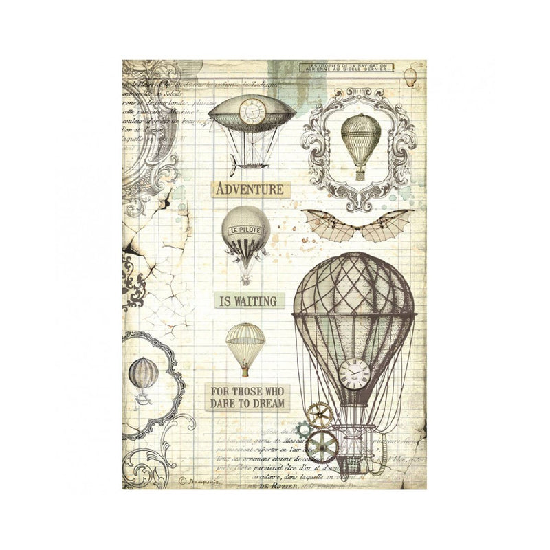 Papel de Arroz A4 Balloon Stamperia