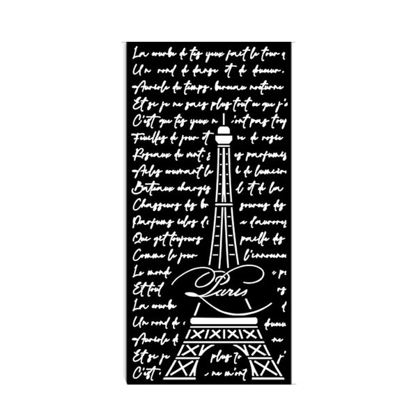 Plantilla Stencil Torre Eiffel 12x25 Stamperia (1)