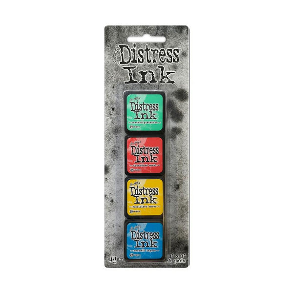 Set 4 Mini Tintas Distress Ink 13 Tim Holtz