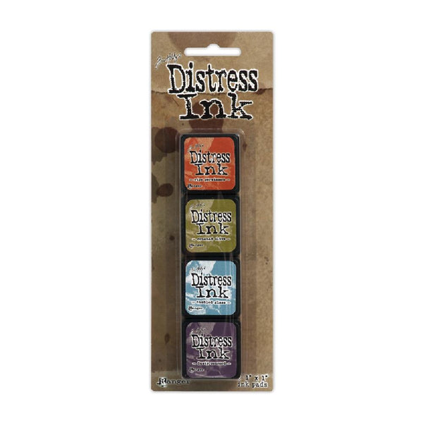 Set 4 Mini Tintas Distress Ink 8 Tim Holtz