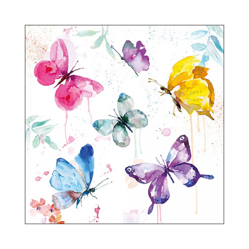 Pack 20 Servilletas 33x33cm Mariposas Ambiente Europe