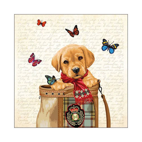 Pack 20 Servilletas 33x33cm Perrito Ambiente Europe