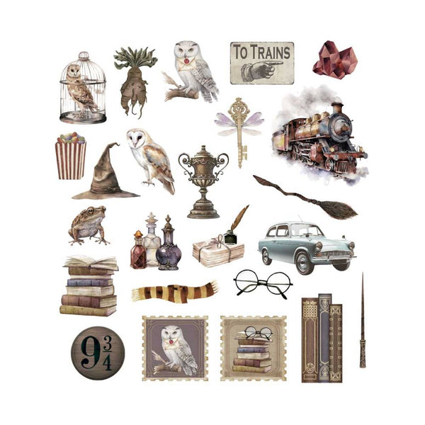 Die Cuts 24 Piezas Wizarding Adventure II (1)