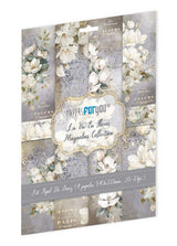 Set Papel Arroz 54x33 La Vie En Fleurs Magnolias