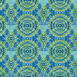 Hoja Mosaico Azul y Verde Décopatch 30x40 cm Nº388 (1)