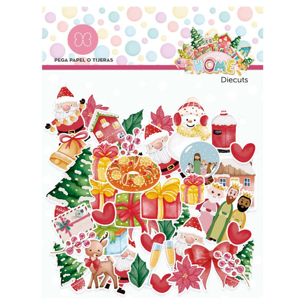 Set 55 Die Cuts Ilustraciones Colección Home