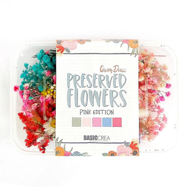 Set Flores Preservadas The Seasonal Flowers Pink Edition