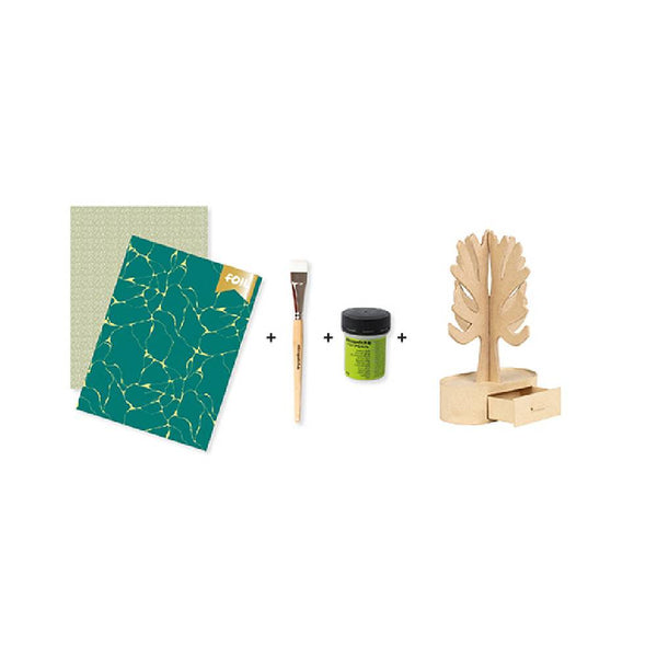 Mini Kit  Arbol Joyero Décopatch (1)