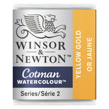 Acuarela Cotman serie 2 en Pastilla Winsor & Newton & Pastilla Cotman Oro amarillo