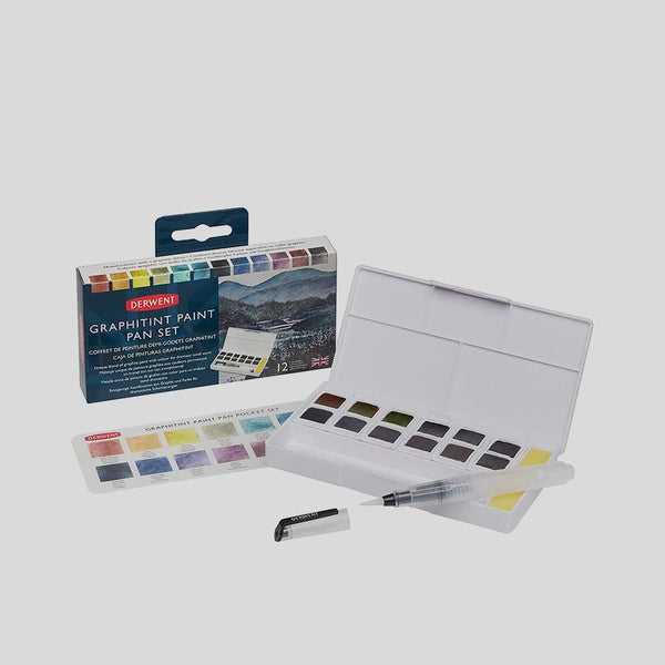 Kit Viaje 12 Acuarelas Graphitint Derwent