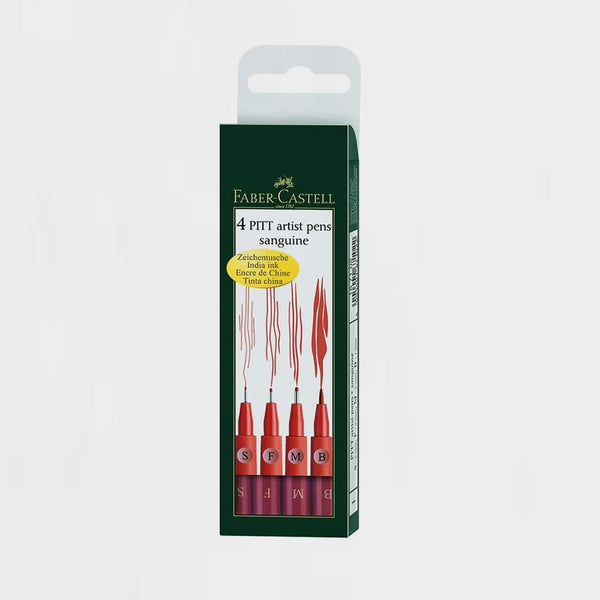 Set 4 Rotuladores Sanguina Faber Castell