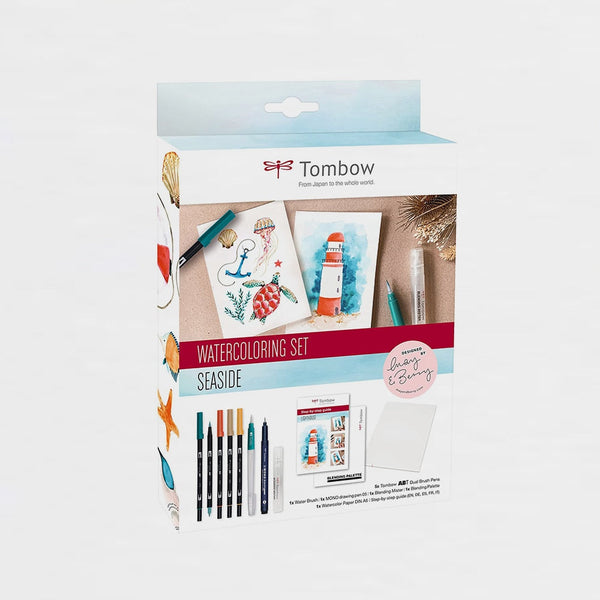 Set Rotuladores Watercoloring Seaside Tombow (1)