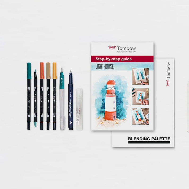 Set Rotuladores Watercoloring Seaside Tombow