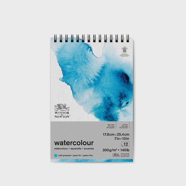 Bloc Acuarela Espiral 300gr 18x25cm Winsor & Newton 12hojas