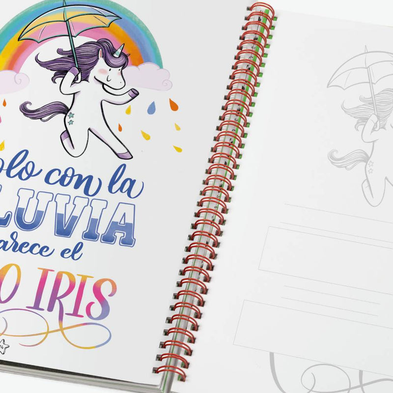 Cuaderno Lettering A4 Unicornio (5)