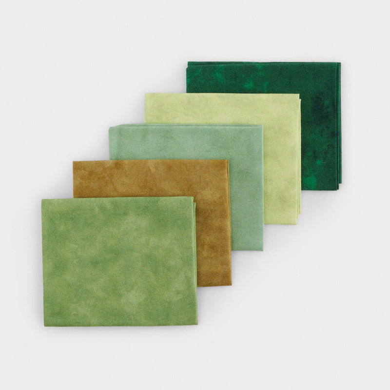 Fat Quarter Surtido Green Dye 45x55cm The Lanners (1)