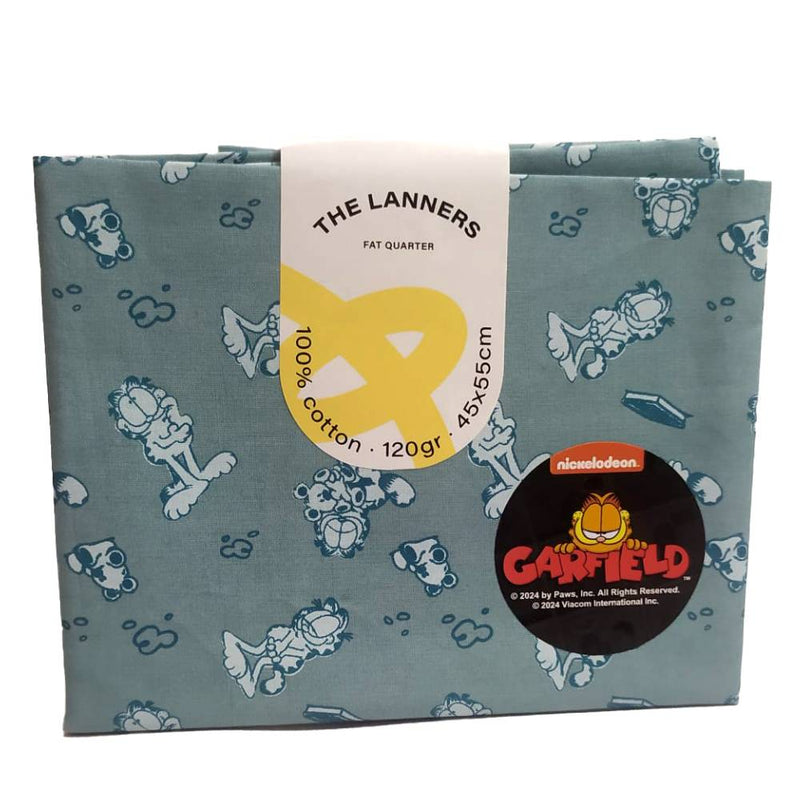 Fat Quarter Garfield Azul The Lanners