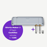 Cricut Maker 3 + Set de Cuchillas Exclusivo GRATIS + Curso de Regalo