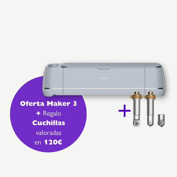 Cricut Maker 3 + Set de Cuchillas Exclusivo GRATIS + Curso de Regalo