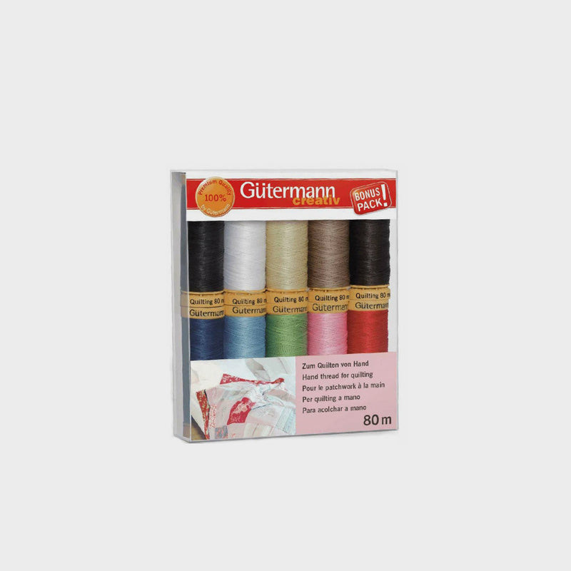 Set 10 Hilos 80m Colores Gütermann