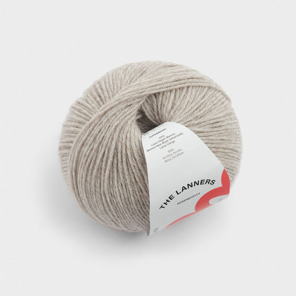 Ovillo de lana Serendipity Light Taupe The Lanners (1)