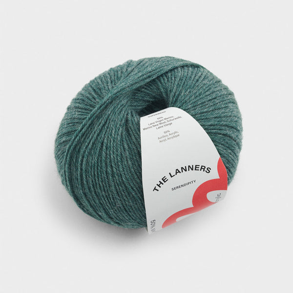 Ovillo de lana Serendipity Greenish Grey The Lanners (1)