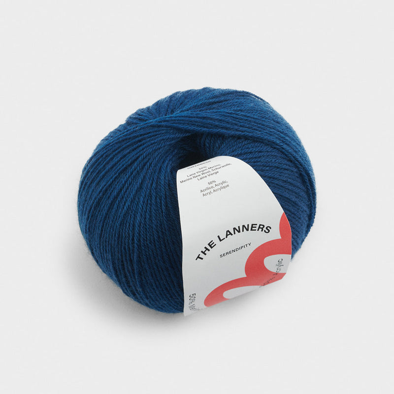 Ovillo de lana Serendipity Dark Blue The Lanners (1)