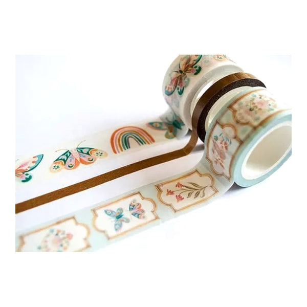 Cinta Adhesiva Washi Tape Secret Garden Craftlines (1)