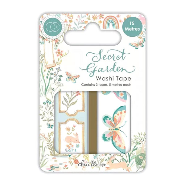 Cinta Adhesiva Washi Tape Secret Garden Craftlines