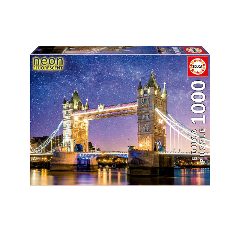 Puzzle 1000 Piezas Tower Bridge London Neon Educa