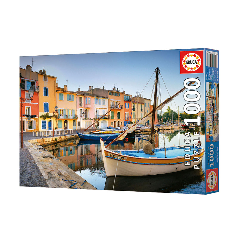 Puzzle 1000 Piezas Puerto de Martigues Provenza Educa (1)