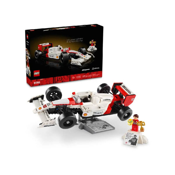 LEGO Icons McLaren MP4/4 y Ayrton Senna