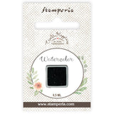 acuarela en pastilla color negro 0,5 ml stamperia create happienss