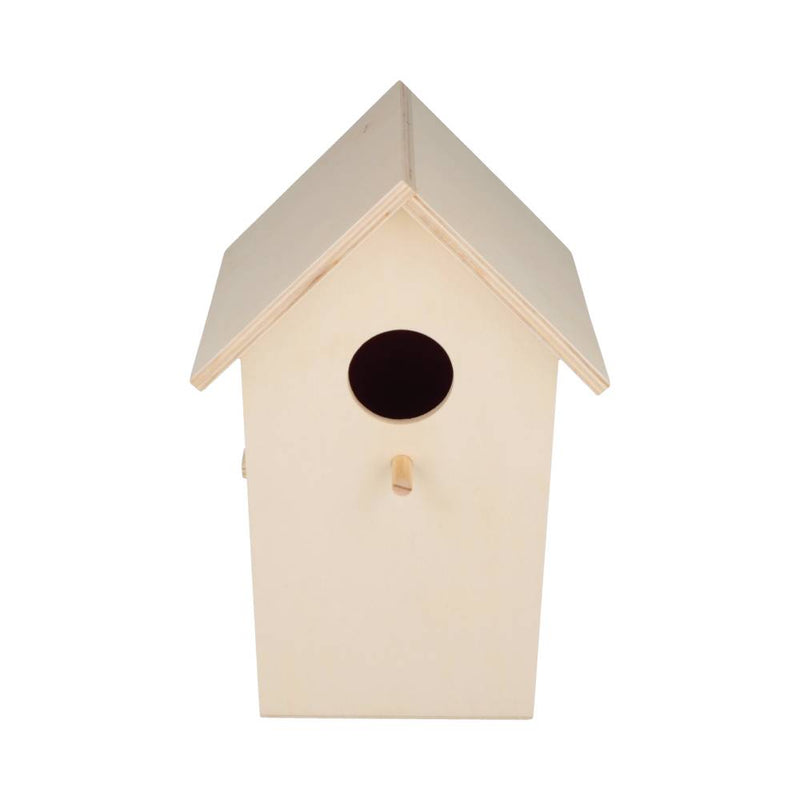 Casa Pájaro Madera Ventana y Trampilla 25cm Artemio