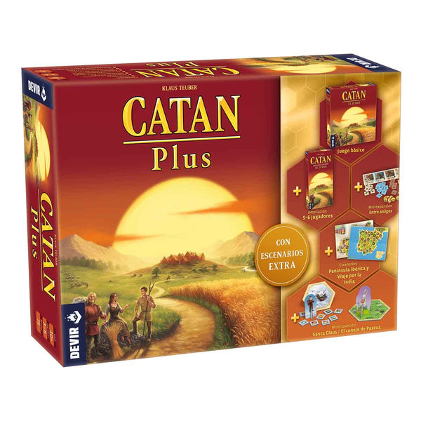 catan plus expansion juego