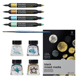 kit pintura acrílica metálica winsor & newton