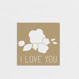 Set 2 Plantillas Kraft 20x20cm I Love You Artemio (1)