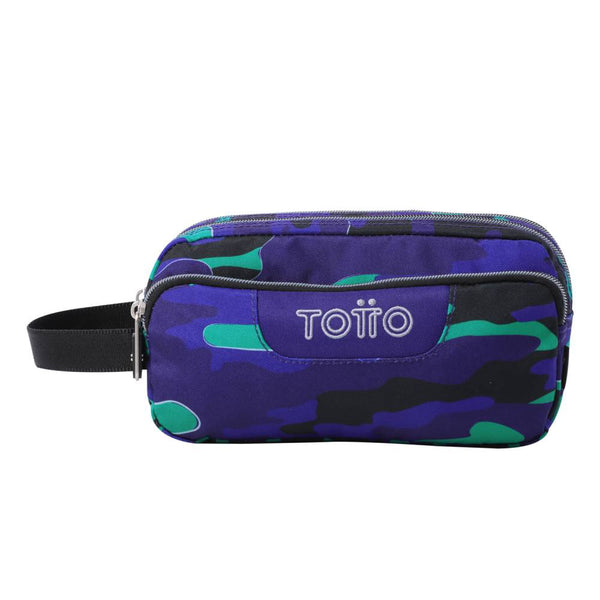 Estuche Escolar Totto Agapec Azul Seli Camuflaje