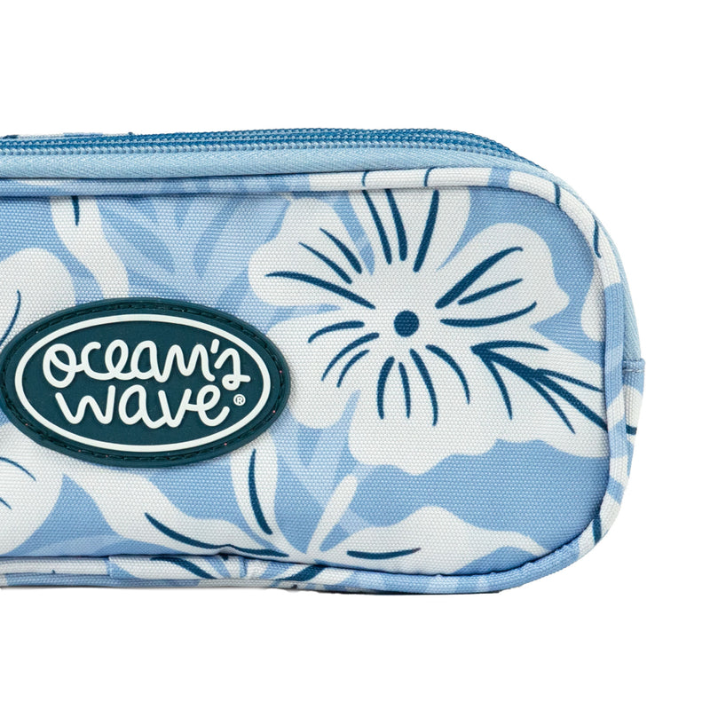 Estuche 3 Cremalleras Bora Bora Azul Oceans Wave (2)