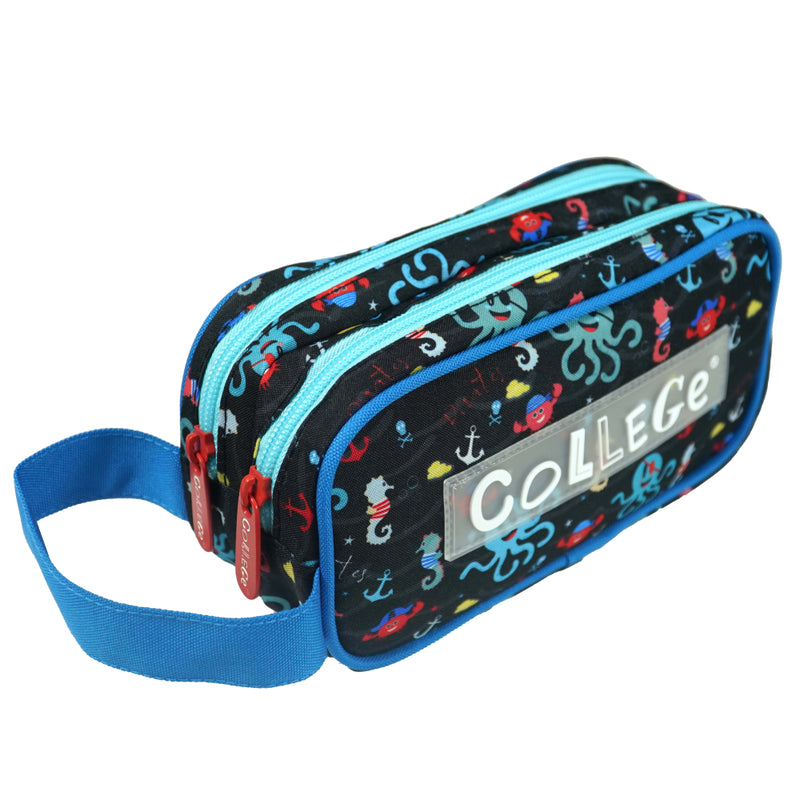 Estuche 2 Cremalleras Piratas Oceans Wave (2)